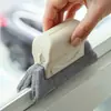 Escova de Limpeza para Frestas de Janela, Escova de Limpeza para Peitoril de Janela, Ferramenta Mágica para Limpar Frestas e Sulcos, Ferramenta de Limpeza Multifuncional