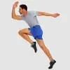 Shorts de Corrida Masculino Transfronteiriço Europeu e Americano 2025 com Bolso com Zíper Secagem Rápida Academia Esportes Exercícios Calças de Praia