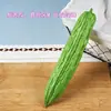 Modelos de Frutas y Verduras Falsas de Simulación Caucho Suave Varios Tamaños Pepino Verde Amargo Berenjena Tienda Decoración de Cocina Artículos de Exhibición Accesorios de Juego
