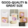 Amazon Pegatina de Etiqueta Térmica Láser Holográfica Océano 50x50mm Autoadhesiva Redonda Papel para Impresión Térmica