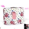 Bolsa de Viaje de Gran Capacidad Tipo Bandolera Bolsa Cosmética Tipo Satchel Almacenamiento Multicapa Bolsa Cuadrada Multiusos Engrosada Impermeable Bolsa de Aseo