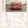 Calendario de Escritorio de Caligrafía 2026, Modelo Nuevo para el Año del Caballo, Calendario Creativo Semi-Crudo en Blanco Hecho a Mano, Calendario de Escritorio Mensual Extraíble