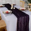 Camino de mesa de seda de Bali, estilo vintage de lujo ligero y de alta gama, mantel trenzado, decoraciones para bodas y fiestas, fabricante de caminos de mesa largos