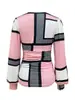 2024 Otoño Manga Larga Moda Cuello en V Camisa de Mujer Camisa Delgado Ropa para Mujer