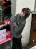 Chamarra tipo cárdigan con capucha, cierre completo, ajuste al cuerpo, con estampado de rayas de nota musical y tótem de fábrica, estilo Yabi, para hombre y mujer, disponible en stock