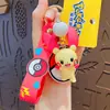Colgante Llavero Original de Pokemon Muñeco de Dibujos Animados Lindo de Pikachu Colgante para Llavero de Coche de Pareja Venta al por Mayor