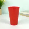 Vaso de Plástico PP, Tipo para Beber Directamente, Color Sólido, Forma Cónica, Se Puede Imprimir con Logo, Apto para Microondas, Reutilizable