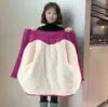 Nueva Colección Otoño/Invierno 2026 Chaqueta de Algodón con Relleno de Plumas Gruesa y Cálida para Niñas Mayores, Elegante y Resistente al Frío
