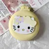 Nuevo Peine de Aire de Dibujos Animados de Gatito Lindo Creativo Peine con Espejo Plegable Mini Portátil Peine Plegable de Bolsa de Aire