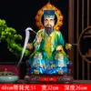 Estátua de Lu Dongbin 19,8 polegadas Cm Estátua de Lu Zhen Oito Imortais sobre o Mar Resina Frp Estátua de Buda com Ornamentos Pintados a Ouro