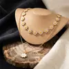 Collar Colgante de Margarita Fresco y Dulce Popular Transfronterizo Europeo y Americano de Verano para Mujer, Cadena Elegante de Clavícula de Lujo Ligero
