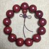 Venta al por mayor de fábrica Zambia sándalo rojo sangre African sándalo rojo lobulado pulsera 108