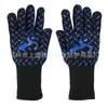 Resistentes a Altas Temperaturas Silicona Horno Barbacoa Anti-quemaduras Horno Microondas Resistente al Desgaste Cable Aislante Prepoxy Retardante de Llama Barbacoa Guantes Ignífugos
