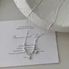 Collar de Plata de Ley S925 con Perla Natural, Estrella de Mar, Concha y Perlas Redondas para Mujer, Cadena de Clavícula Simple, Fresca y de Alta Gama Coreana