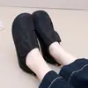 Nuevas Botas de Nieve de Terciopelo para Mujer 2025, Cálidas y Antideslizantes, Zapatos de Algodón para Adultos Mayores, Zapatos de Madre