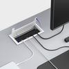Caja Roscada de Aleación de Aluminio con Cepillo, Cubierta de Agujero Roscado para Mueble de TV, Cubierta Decorativa para Escritorio de Escritorio, Cubierta Cuadrada