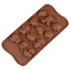 Formas de silicone para chocolate clássicas e populares, um conjunto de múltiplas formas para confeitaria caseira, formas para sobremesas francesas, atacado