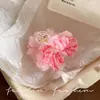 Pasador Floral Estilo Bosque para Mujer, Pinza para el Cabello de Media Cola para la Parte Trasera de la Cabeza, Accesorio para el Cabello Elegante y Sofisticado, Adorno para el Cabello con Pinza de Tiburón de Tamaño Mediano