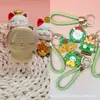 Colgante de oro puro 999 Jiyikawa Usagi serie navideña con cordón para promoción de transmisión en vivo de TikTok