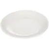 Pacote com 10 pratos redondos, pratos comerciais rasos, pratos de restaurante, pratos brancos de fast food, pratos de melamina, pratos de buffet, pratos de plástico