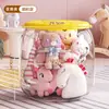 Banquito Almacenamiento para Niños, Juguetes de Peluche, Muñecas, Caja de Almacenamiento, Contenedor para Artículos Varios, Banquito de Almacenamiento Transparente