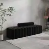 Banco longo para salão de beleza, cadeira de espera para área de descanso, banco pequeno para trocar de sapatos, novo sofá-banco minimalista criativo para sala de estar
