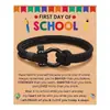 Pulsera de Moda Transfronteriza Europea y Americana Brazalete Tejido para Hombres Cierre de Acero Inoxidable Cuerda Roja de Mano para Pareja Joyería para Estudiantes