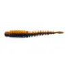 Venta al por mayor gusano de baile de rosca inversa 8cm2g cola de aguja flotante gusano suave oloroso a pescado material biónico TPE negro pozo Luya cebo artificial