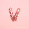 Versión fina de belleza imitación tema fiesta de día festivo boda arreglo traje de letras globo de película de aluminio letra color oro rosa de 16 pulgadas