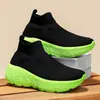 Modelo Novo Jinjiang Transfronteiriço 25 Leve Macio de Solado Fly-Knit Ultra-Leve Sapatilha para Mulheres, Tênis Casual de Cano Baixo, Tênis para Casal
