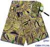 Algodón Africano Ankara Imitación Estampado de Cera Moda Brillo + Cristal Juego de Cera