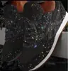 Moda Primavera y Verano 2021 Comercio Exterior Talla Grande Punta Redonda Caña Baja Lentejuelas Zapatos de una Sola Capa para Mujer Estilo Europeo y Americano Deportivo Informal