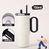 Taza de Hielo Rey Personalizada con Revestimiento Interior de Cerámica, Vaso de Agua Gigante de Acero Inoxidable de Gran Capacidad, Sensación de Lujo Ligero y Gama Alta, Modelo para Mujer