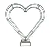 Marco de Fondo de Arco de Celosía en Forma de Corazón Decoración Arreglo Parque Estructura para Trepar Exterior Hierro Forjado Fotografía Boda Accesorios Adornos