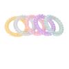 Cuerda de Teléfono de Cristal Transparente, Diadema para el Cabello, Goma Elástica de Colores de Moda, Diadema Elegante y Atractiva, Accesorio para el Cabello, Banda Elástica de Alta Elasticidad