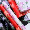 Série Papel Pena Brilhante Papel de Presente Flor Desabrochando Filme Opp Impermeável Papel para Buquê de Presente Florista Materiais Florais