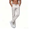 Pantalones Casuales de Pierna Recta de Color Sólido Estilo Americano para Hombre, Modelos Juveniles, Múltiples Colores Disponibles, Pantalones Largos Versátiles de Corte Ajustado