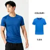 Camiseta de malla transpirable de secado rápido con iones de plata para verano, cuello redondo, manga corta, personalizada con impresión de logotipo, pedido mínimo una pieza
