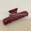 Pinza para el Cabello Tiburón de Moda Estilo Coreano Accesorio para el Cabello Retro de Jennie Pinza de Media Garra de Acetato para Recogido en la Parte Posterior de la Cabeza