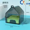 Nova caixa alimentadora triangular para gaiola de pássaros, anti-derramamento, anti-respingo, caixa de comida para pássaros voadores, comedouro suspenso, atacado de gaiolas para pássaros