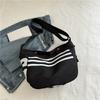 Bolsa de Gran Capacidad para Mujer, Bolso de Hombro con Bloques de Color Rayados Estilo Japonés, Ligero y Moderno para Viajes, Bolso Tote Cruzado Versátil