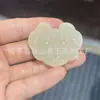 Colgante de Candado de Nube Auspiciosa de Color Agua Clara Afgano Natural, Accesorio Hanfu de Jade Afgano Pez-a-Dragón Guanyin