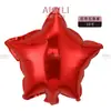 Yiwu Spot Globos de Película de Aluminio de Estrella de Cinco Puntas de 10 Pulgadas Arreglo de Cumpleaños Decoración de Festival Boda Globos de Película de Aluminio Venta al por Mayor