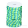Paquete de 100m Paracord de 7 Hilos para Exteriores 4mm Hilo para Tejer Pulseras de Paracord Entusiastas Militares Paracord de Supervivencia de 7 Hilos