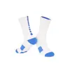 Calcetines de baloncesto antideslizantes, transpirables y acolchados con suela de toalla, paquete doble, hechos de poliéster, algodón y spandex, se pueden imprimir con un logotipo y admiten personalización