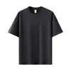 Camiseta de Manga Corta con Cuello Redondo y Hombros Caídos de Algodón Puro de Alta Gama de 260g Hecha a Medida Servicio de Catering Ropa de Trabajo con Logo Impreso