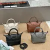 Bolso de Mano de Piel de Vaca Texturizada de Primera Capa Más Vendido Transfronterizo, Bolso Tipo Empanada de Diseño Nicho Estilo Coreano, Bolso Cruzado de Moda para Mujer