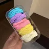 Diadema para mascarilla, cuerda ancha para el pelo para niñas, accesorio para coleta alta, banda elástica, scrunchie elegante