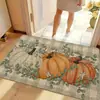 Felpudo de Lino Navideño Entrada Principal del Hogar Felpudo Resistente a la Suciedad Felpudo para Quitar el Polvo Alfombra Decorativa Festiva para Sala de Estar