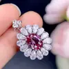 Celebridade da Internet de Ponta Venda ao Vivo Alexander Pingente de Pedra Colorida Pingente de Diamante em Forma de Flor Cruzado Feminino AliExpress
